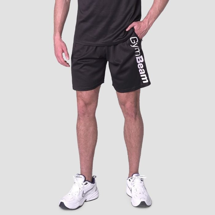 Šorc Mesh Essence Black - GymBeam XXL