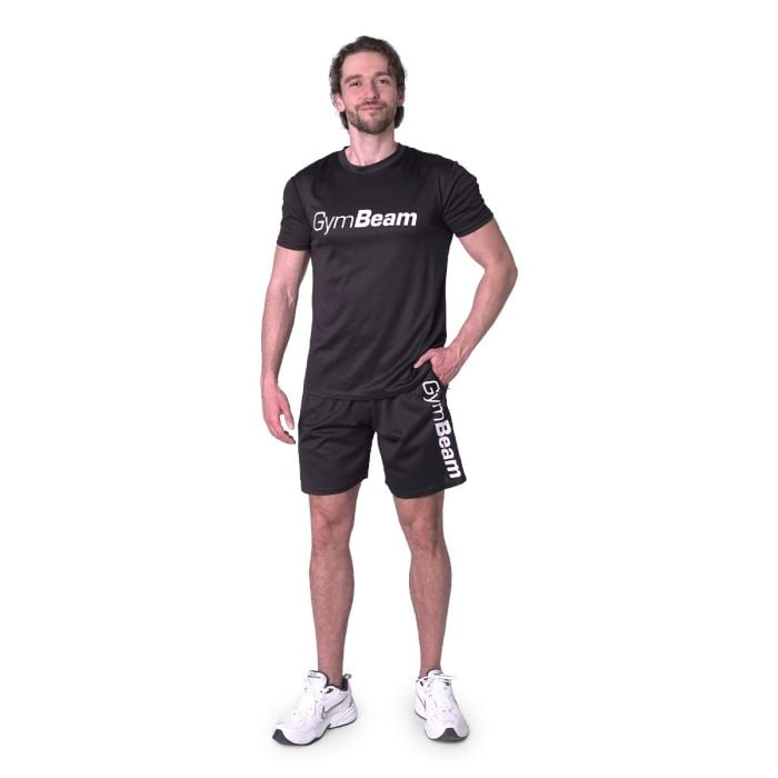 Šorc Mesh Essence Black - GymBeam XXL