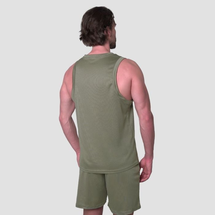 Majica bez rukava Mesh Essence Green - GymBeam XL