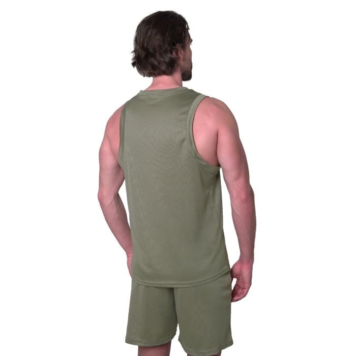Majica bez rukava Mesh Essence Green - GymBeam XL