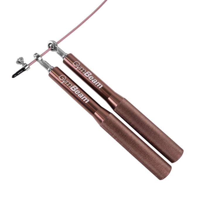 Vijača Metal Jumping Rope Rose Gold -  GymBeam single_variant