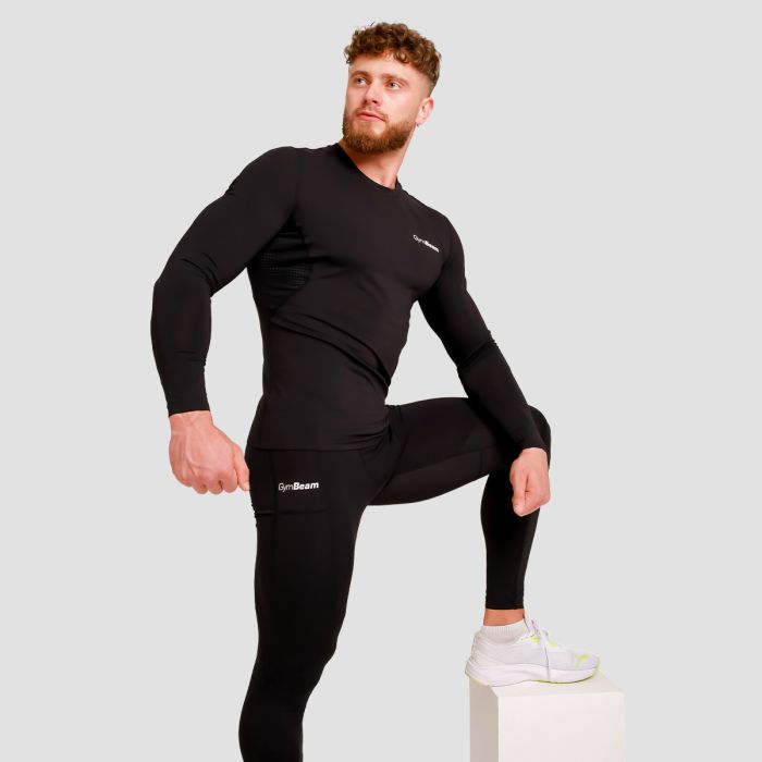 Kompresivne helanke High Black  - GymBeam XXXL