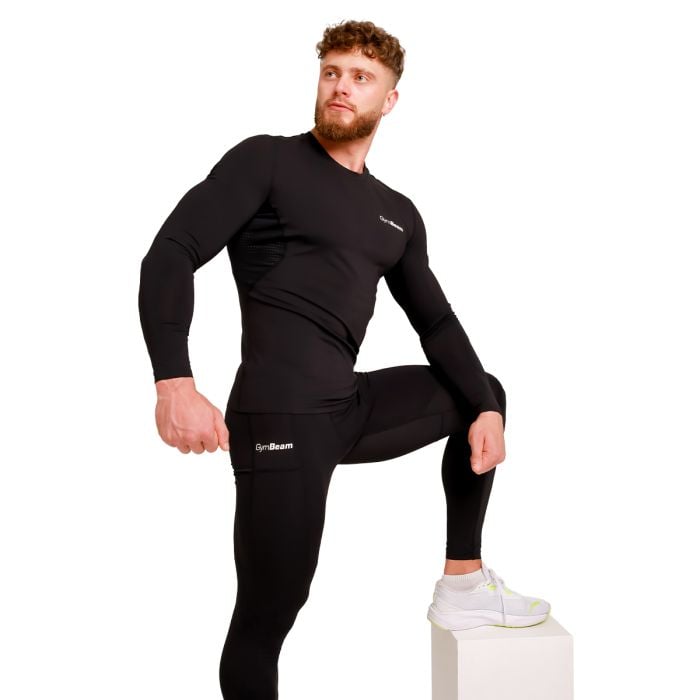 Kompresivne helanke High Black  - GymBeam XXXL
