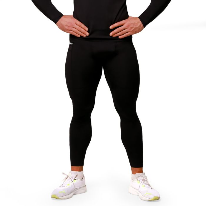 Kompresivne helanke Mid Black - GymBeam XXXL