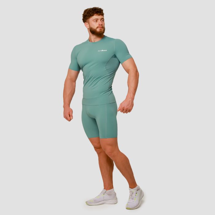 Kompresivni šorc Mid Blue - GymBeam XXXL