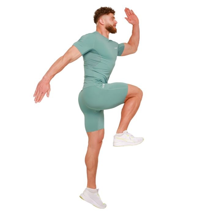 Kompresivna majica High Blue - GymBeam XL