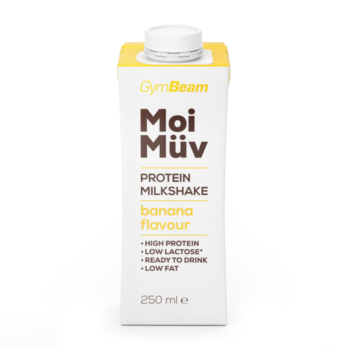 Proteinski milkšejk MoiMüv - GymBeam 250 ml - banana