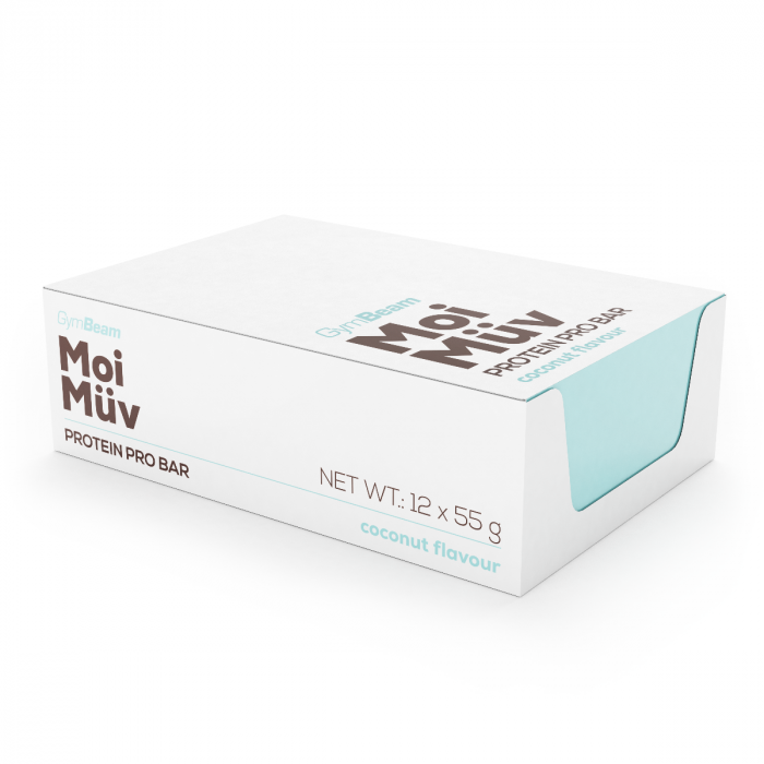 MoiMüv Protein Pro Bar - GymBeam 55 g - cookie dough