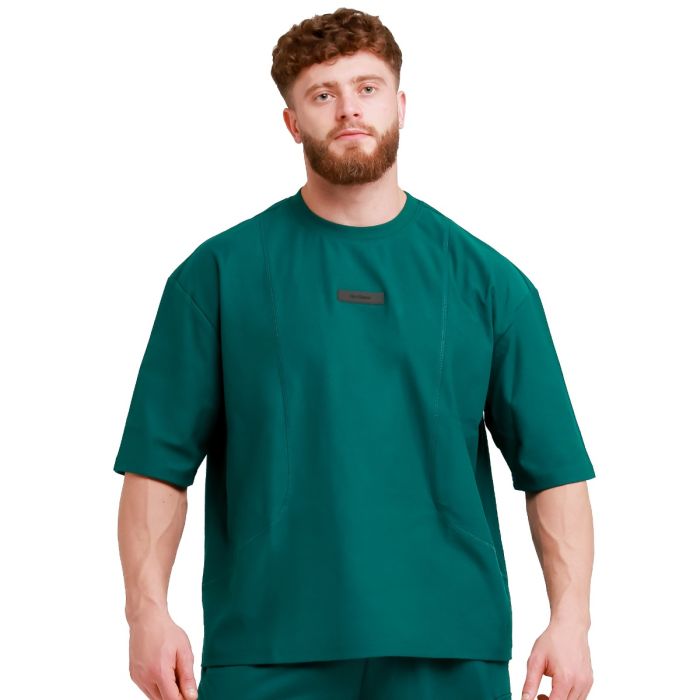 Muška oversized majica Unstoppable Green - GymBeam L