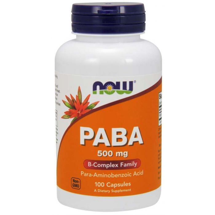 PABA 500 мг - NOW Foods