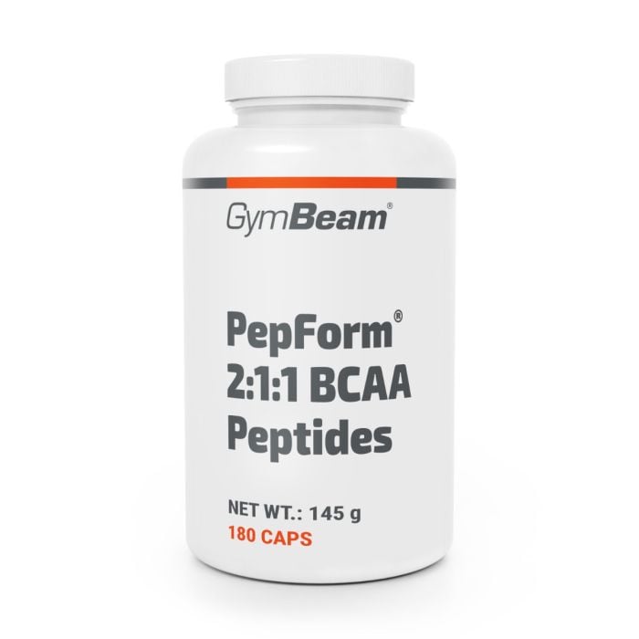 BCAA 2:1:1 PepForm® Peptides - GymBeam 180 caps
