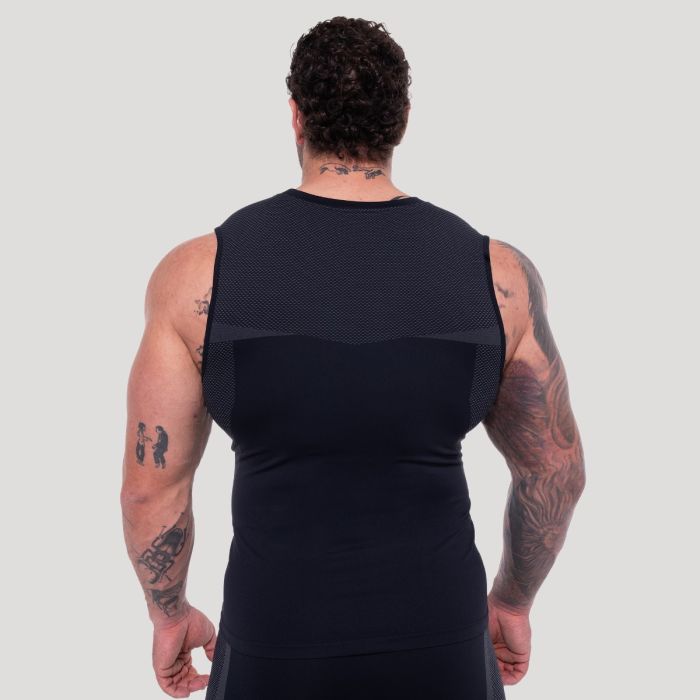 OG1 Seamless Tanktop Black/Grey - GymBeam XXL