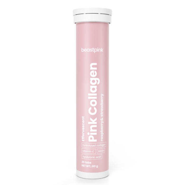 Pink Collagen šumeće tablete - BeastPink 20 tab - jagoda malina