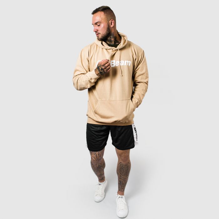 Duks PRO Hoodie Sand - GymBeam M - krem