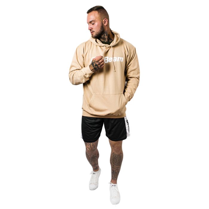 Duks PRO Hoodie Sand - GymBeam M - krem
