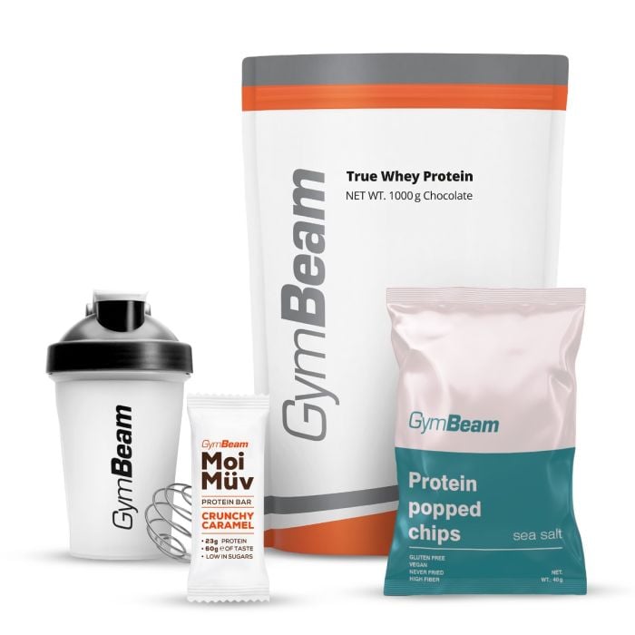 True Whey - GymBeam 1000 g - vanila - stevija - 00
