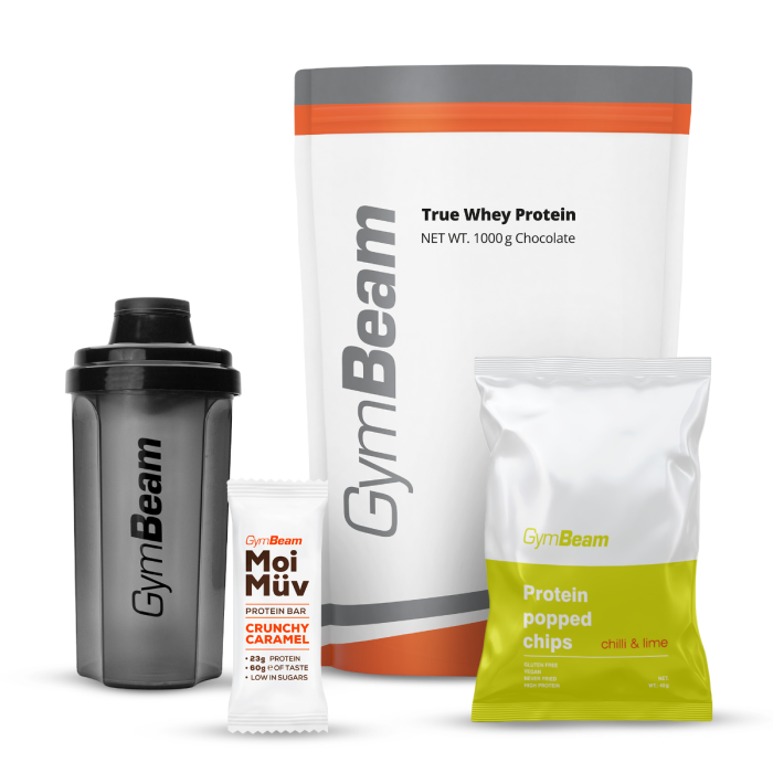 True Whey - GymBeam 1000 g - vanila - stevija - 00