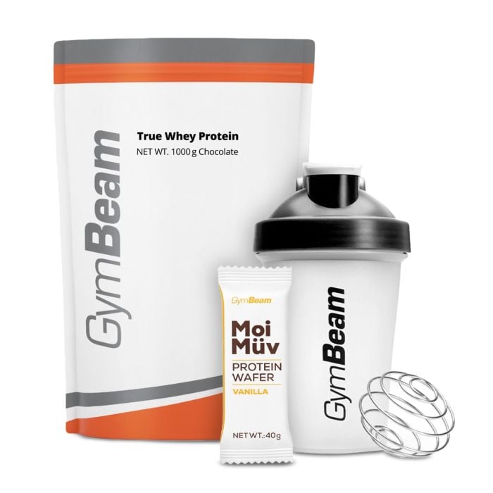 True Whey - GymBeam 1000 g - vanila - stevija - 00