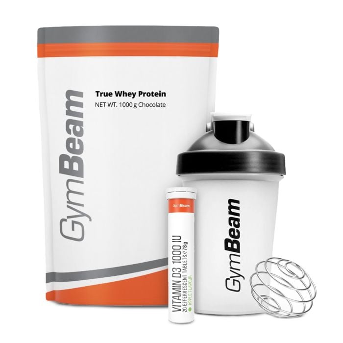 True Whey - GymBeam 1000 g - vanila - stevija - 00