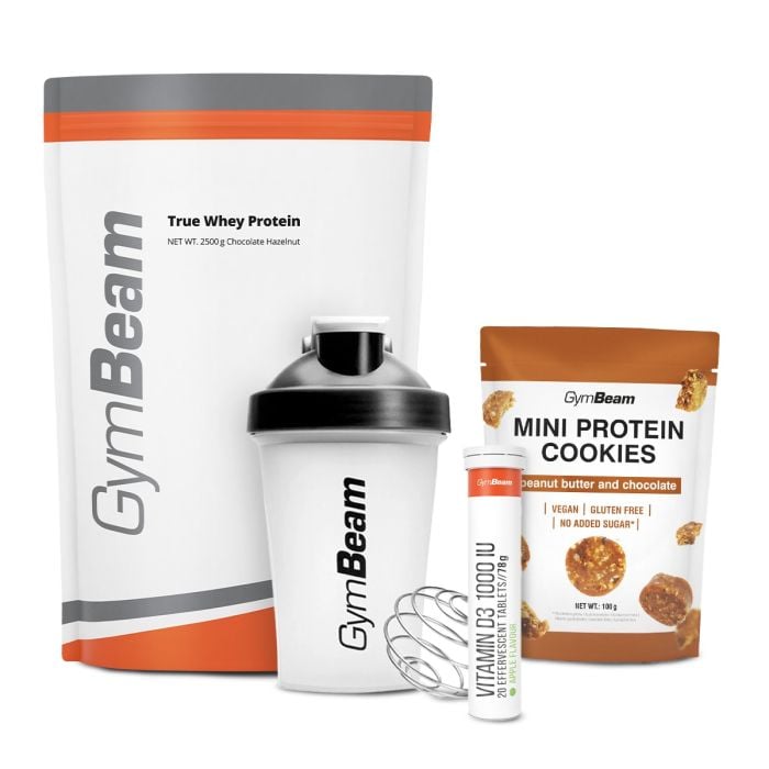 True Whey - GymBeam 1000 g - vanila - stevija - 00