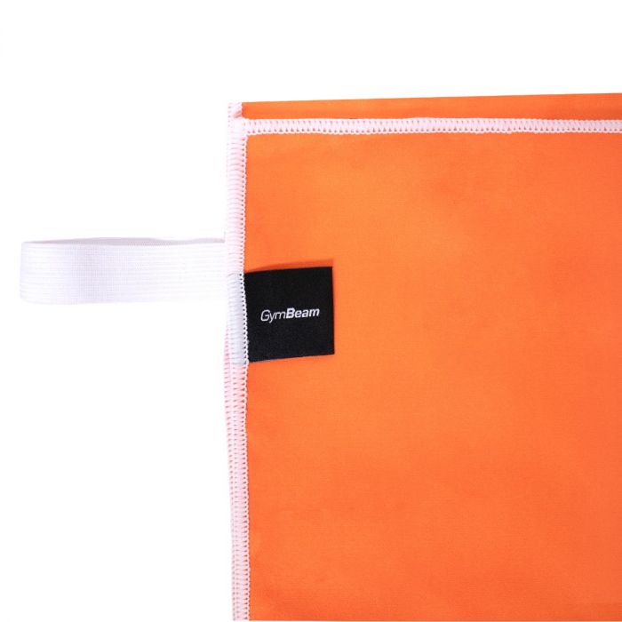 Brzosušeći sportski peškir Orange/White - GymBeam single_variant