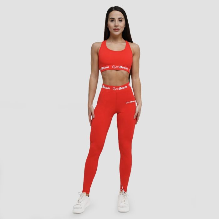 Ženske helanke Simple Rouge Red - GymBeam XL