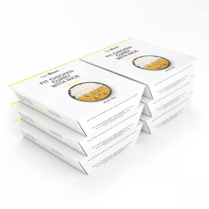 FIT Ready to eat pileći kari sa pirinčem - GymBeam 420 g