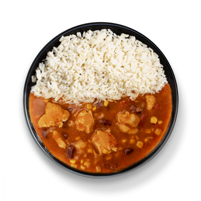 FIT Ready to eat piletina sa pirinčem na meksički način - GymBeam 420 g