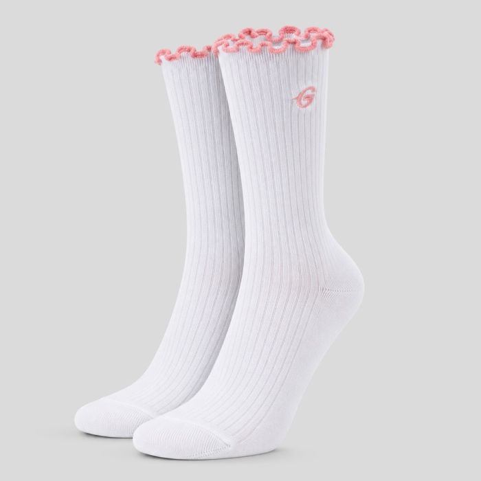 Ponožky Ruffle 3Pack Pink- GymBeam M