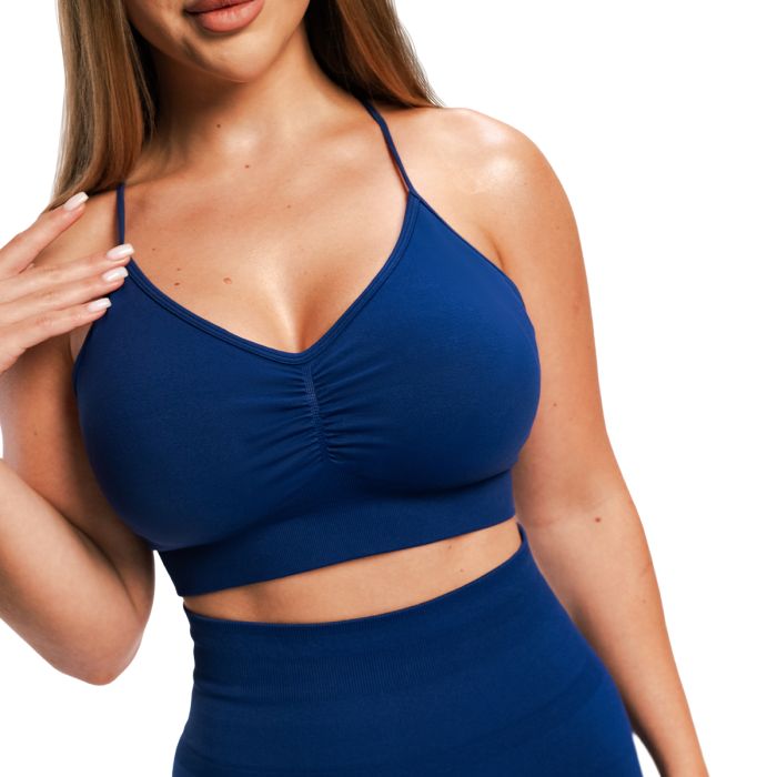 Sportski grudnjak Sculpt Seamless Navy - GymBeam M