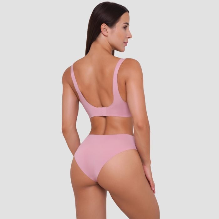 Seamless gaće Classic 3Pack Dusty Rose - GymBeam XXL