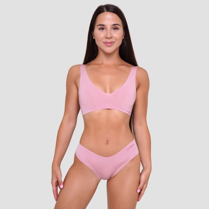 Seamless gaće Classic 3Pack Dusty Rose - GymBeam XXL