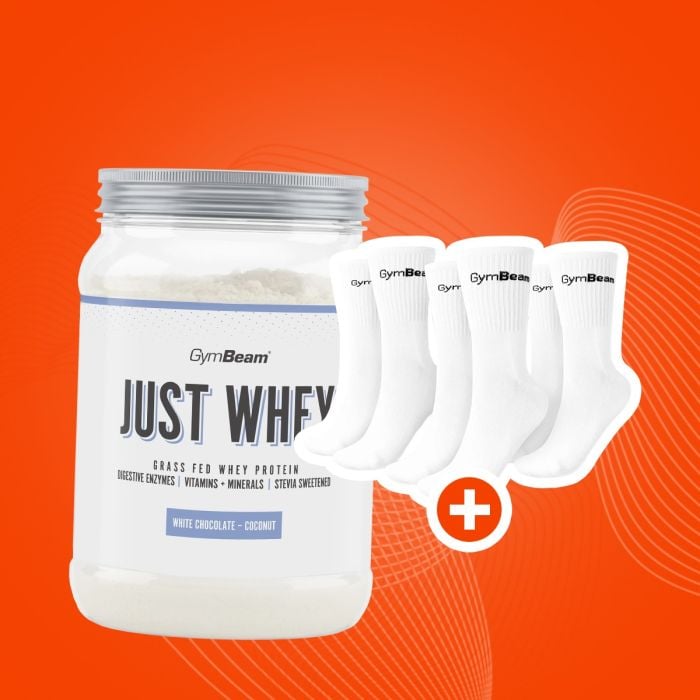 Just Whey protein surutke od mleka krava sa pašnjaka – GymBeam 1000 g - borovnica jogurt - 00