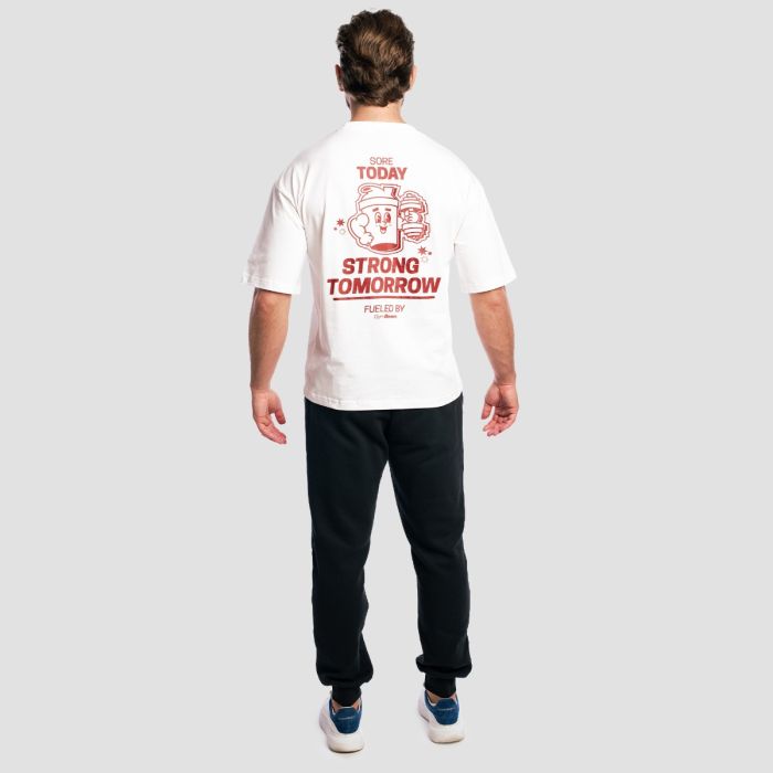 Muška majica Boxy Shaker White - GymBeam XL