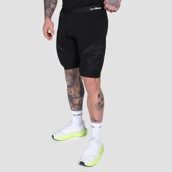 Šorc Static Seamless Black - GymBeam XXL