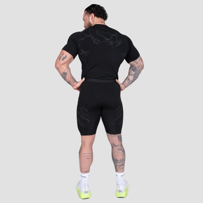 Šorc Static Seamless Black - GymBeam XXL