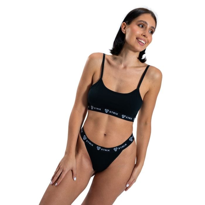Grudnjak String Bralette Black - STRIX XL