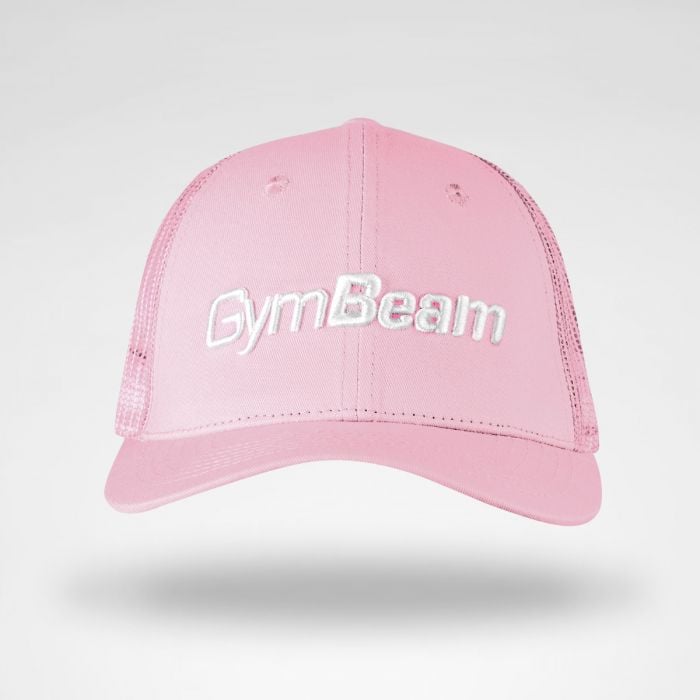 Mesh Panel Cap Baby Pink - GymBeam