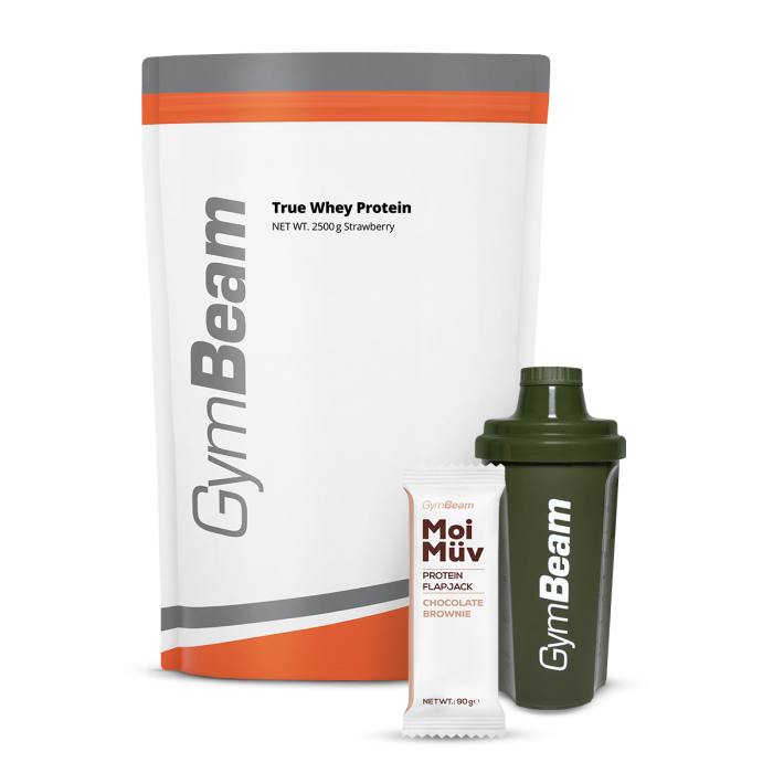True Whey - GymBeam 1000 g - vanila - stevija - 00