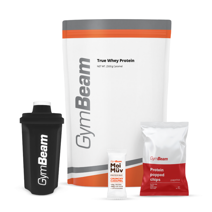 True Whey - GymBeam 1000 g - vanila - stevija - 00