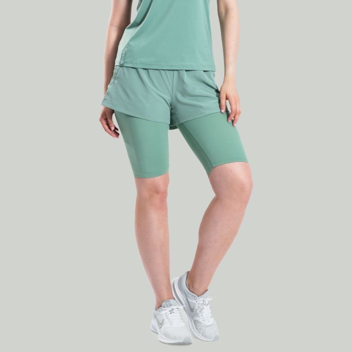 Ženski šorc ULTRA 2in1 Agave - STRIX XL