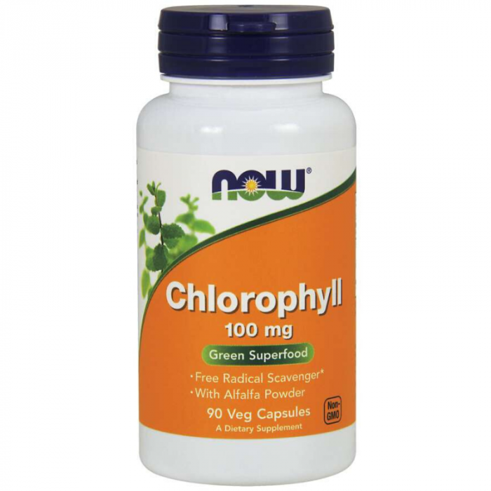 Хлорофил 100 мг - NOW Foods