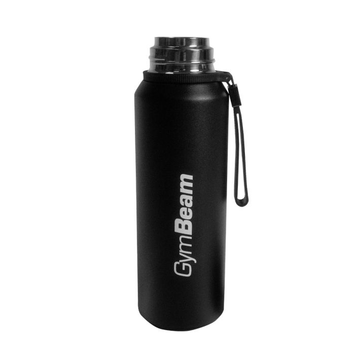 Termos flaša Steel Vacuum Black 1000 ml - GymBeam single_variant