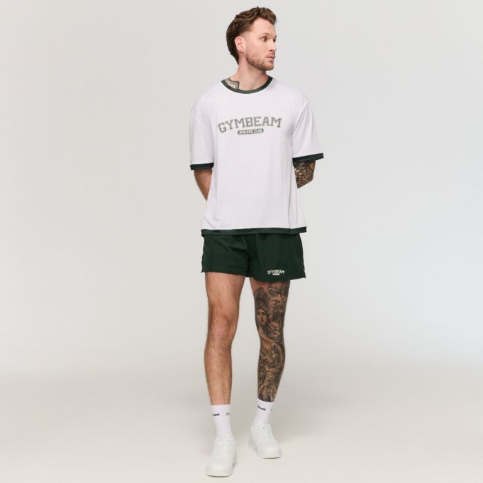 Varsity Shorts Green - GymBeam XXL