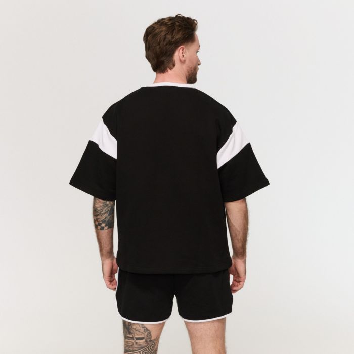 Varsity Sweatshorts Black - GymBeam XL