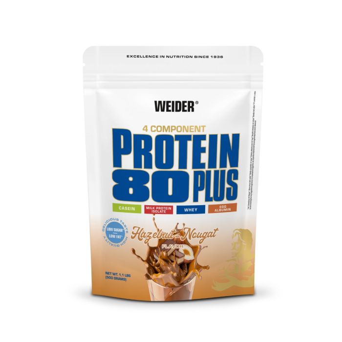Protein 80 Plus - Weider 500 г - лешник нугат