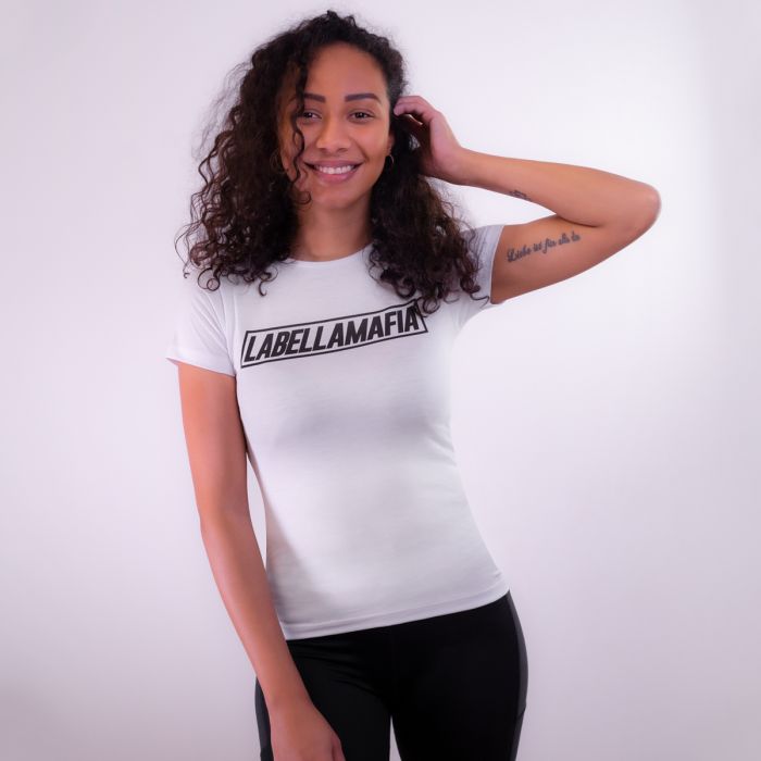 Женска мајица Mesh White - LABELLAMAFIA