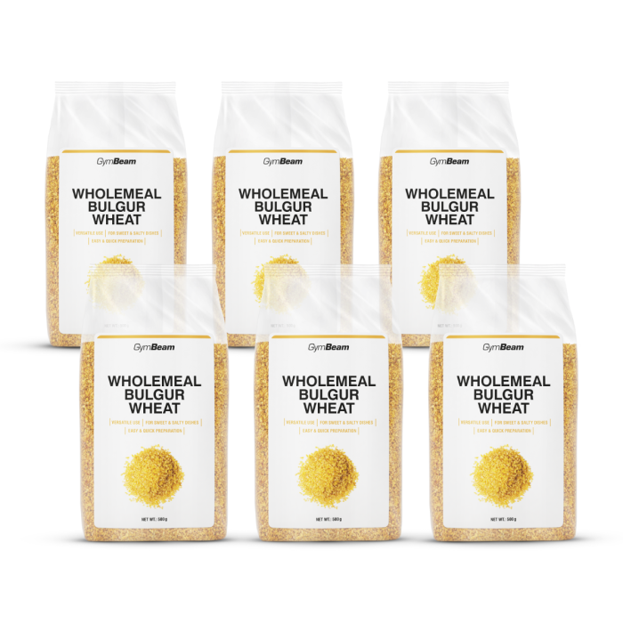 Integralni bulgur - GymBeam 6 x 500 g
