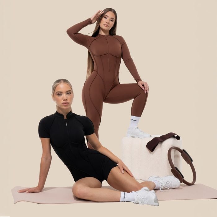 Dámský overal Cosmo Black - GymBeam L