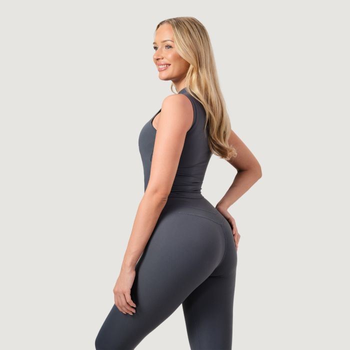 Women‘s NEO Turtleneck Top Iron - GymBeam XL